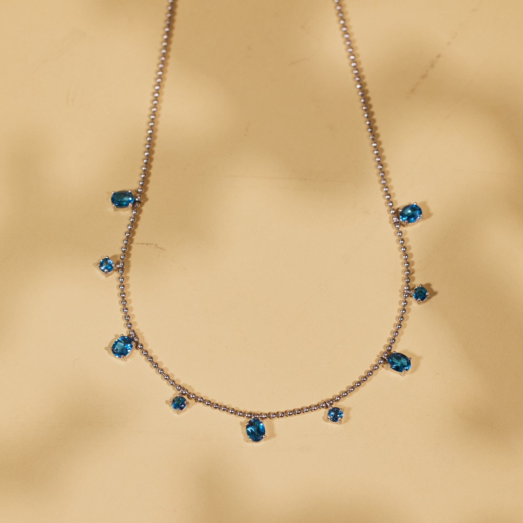 【歪歪】丹心*托帕石项链*S925镶嵌N5047