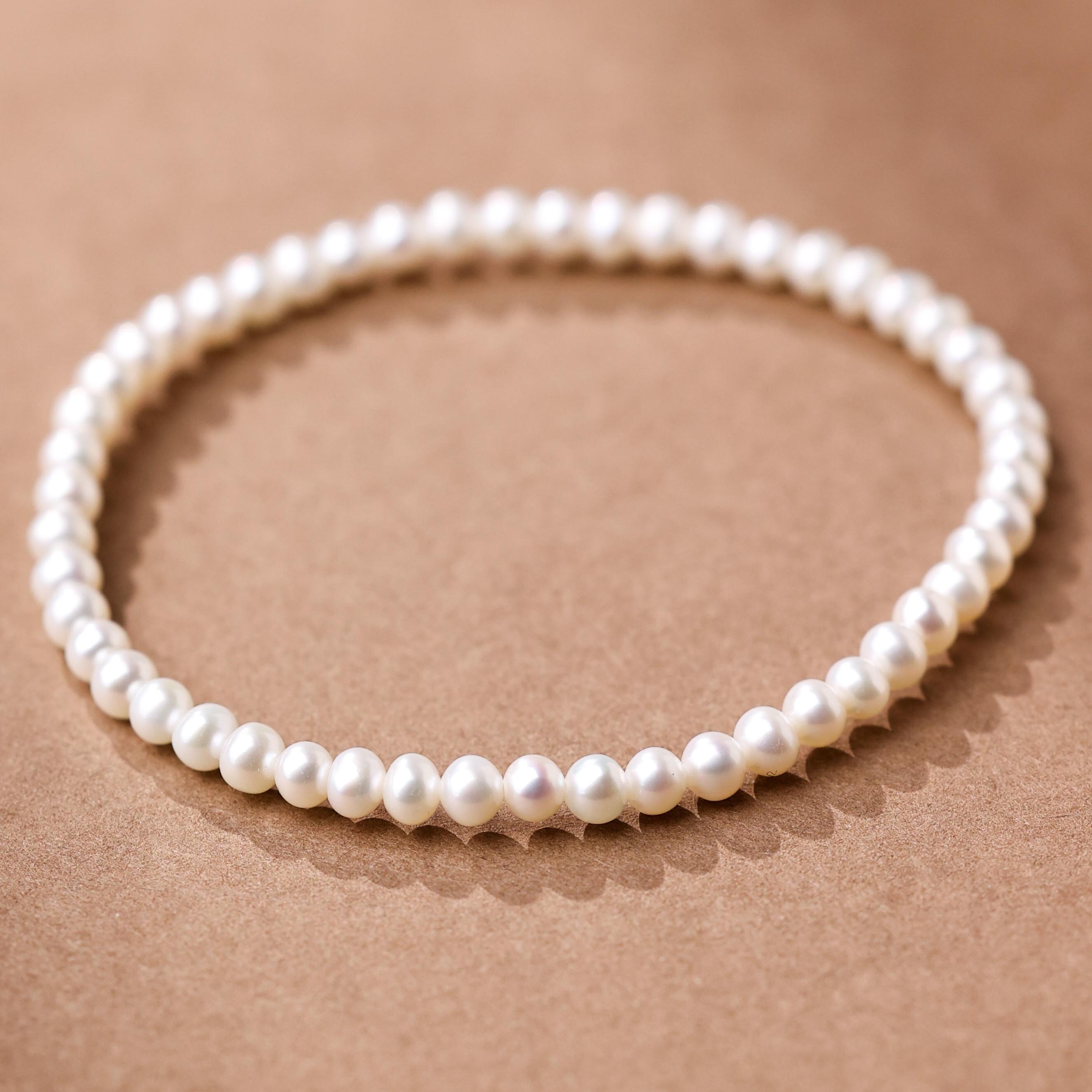 【玉福珠宝】珍珠淡水手串-S2803-冰