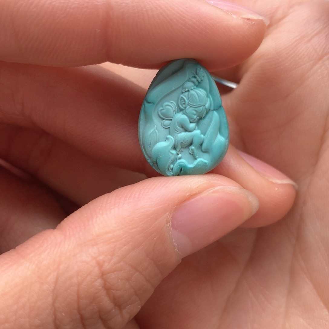 绿松石未镶嵌配饰