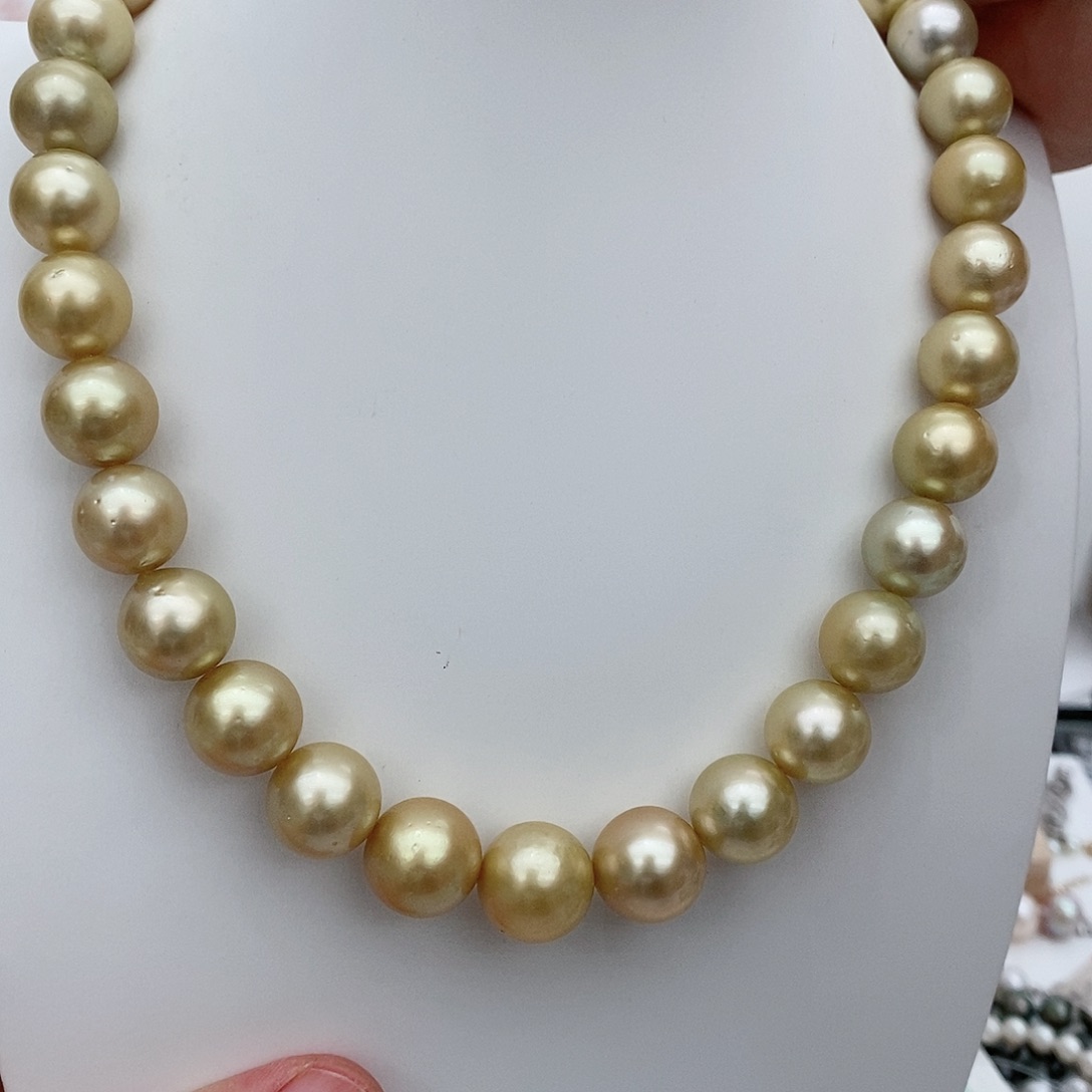 海水珍珠颈饰银S925镶嵌