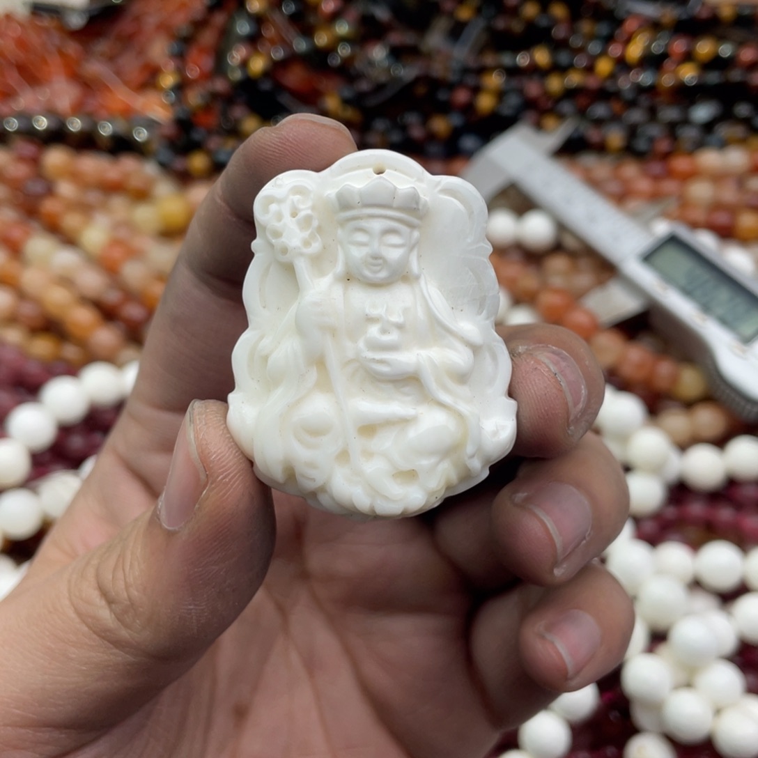 玛瑙/玉髓珠宝半成品未镶嵌一个装35*45车车吊坠