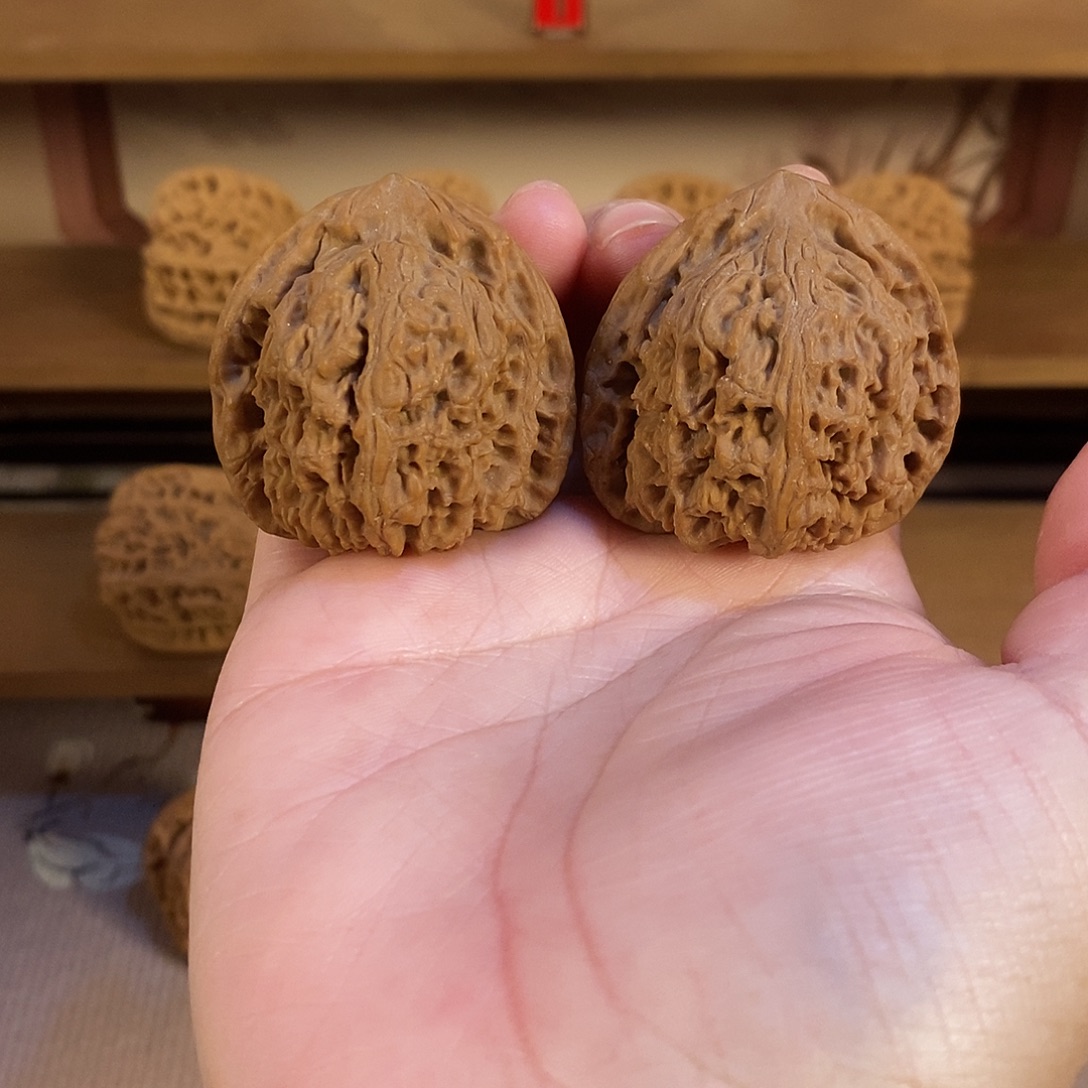 吊坠文玩核桃40南将三角