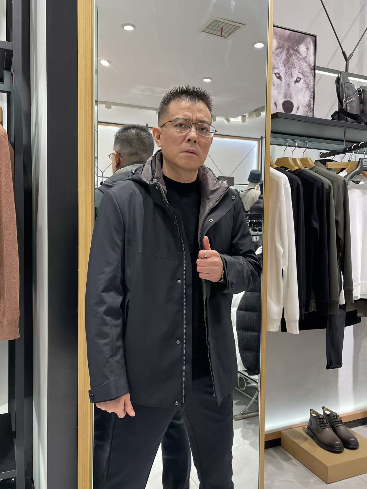 Septwolves/七匹狼24年冬季可脱内胆尼克服（3274）