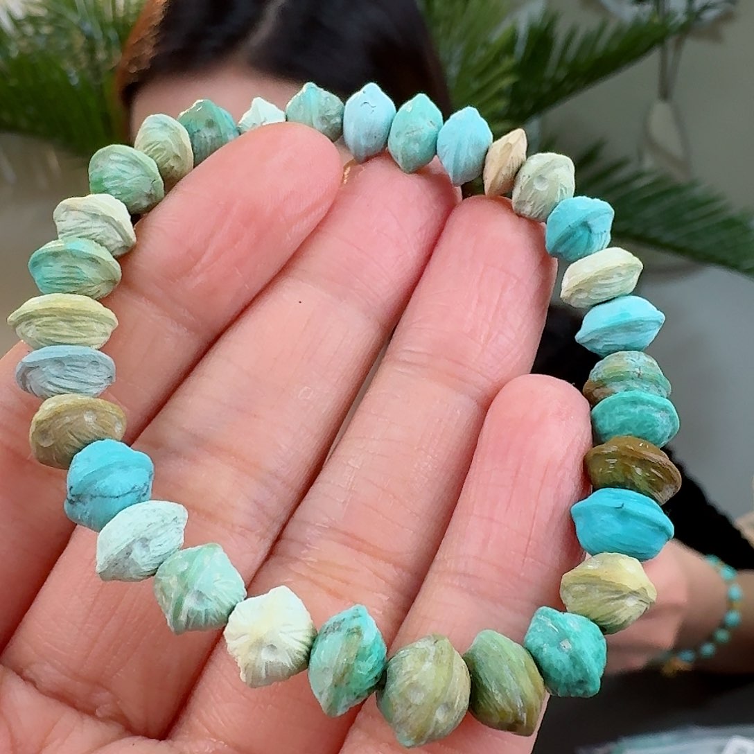 绿松石珠宝奇石未镶嵌