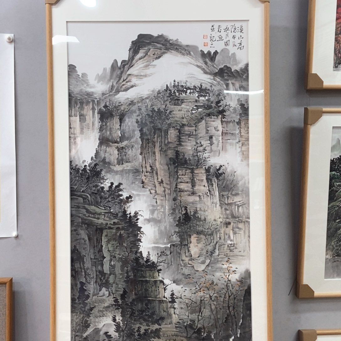 国画韦国春四尺真人真品