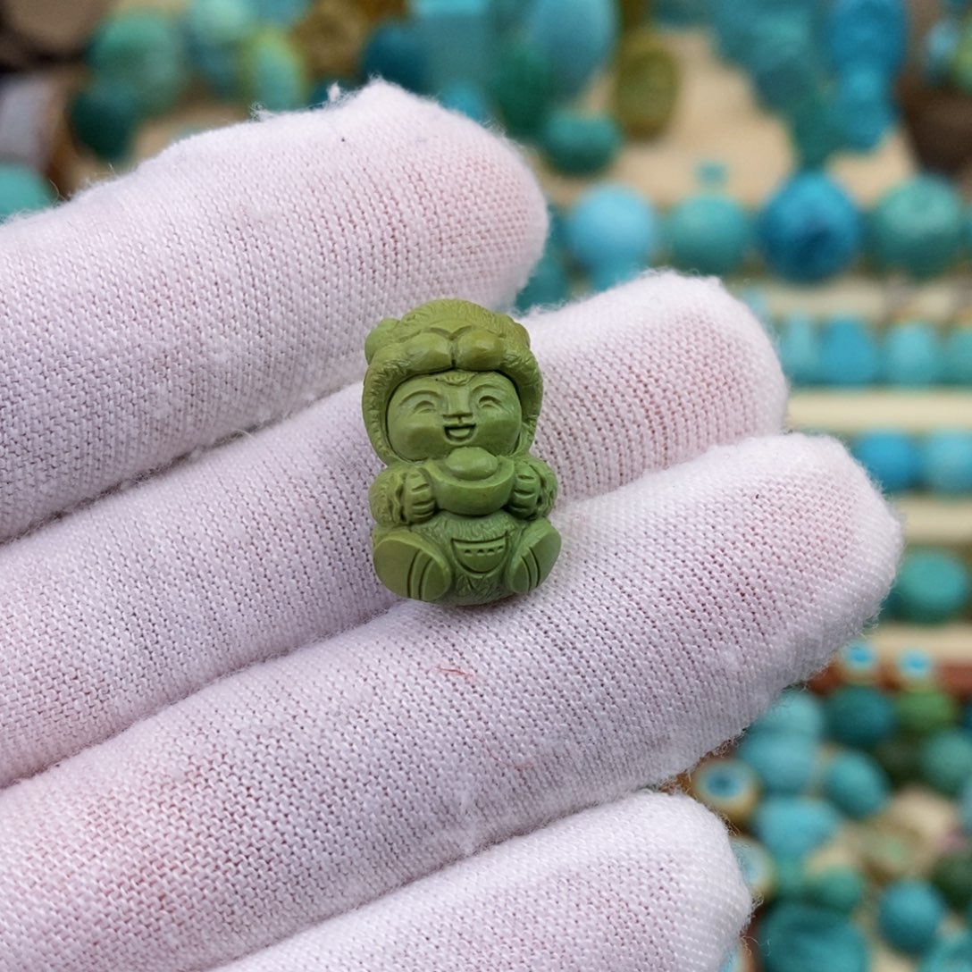 绿松石珠宝奇石未镶嵌