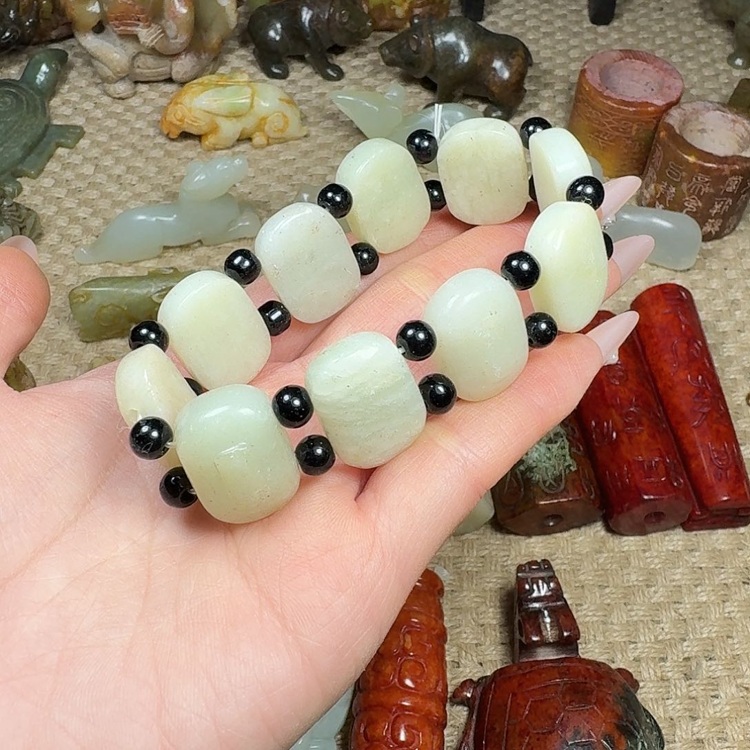 白玉菩提吊坠挂件