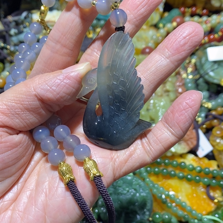 岫玉岫玉吊坠未镶嵌