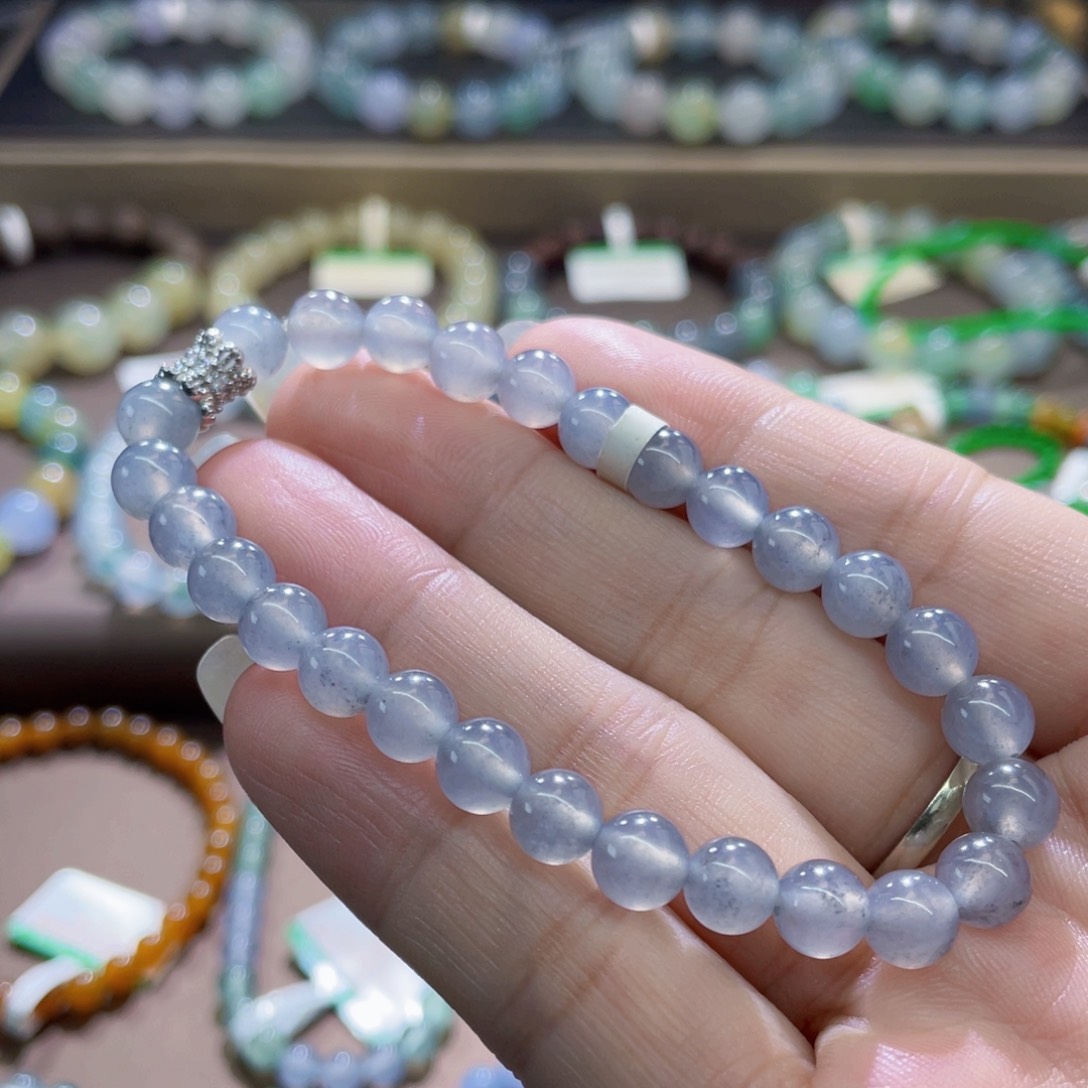 未镶嵌手链翡翠冰乌鸡