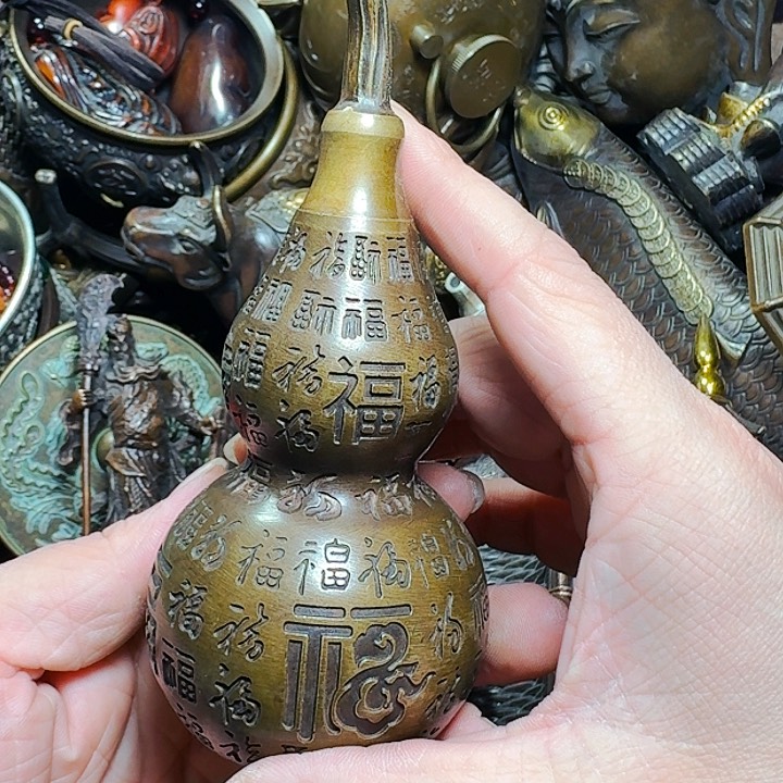 铜器摆件收收藏藏