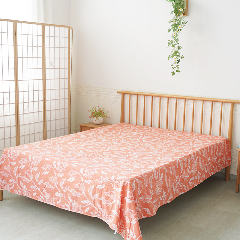 A类婴幼儿高端牛奶丝棉被罩床单母婴可用柔软透气