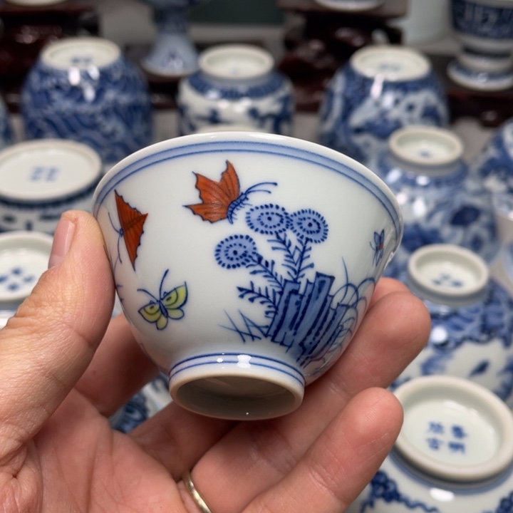 杯子景德镇陶瓷现代手工陶瓷茶具