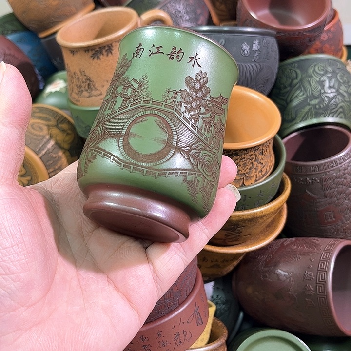 茶杯紫砂全手工紫砂主人杯