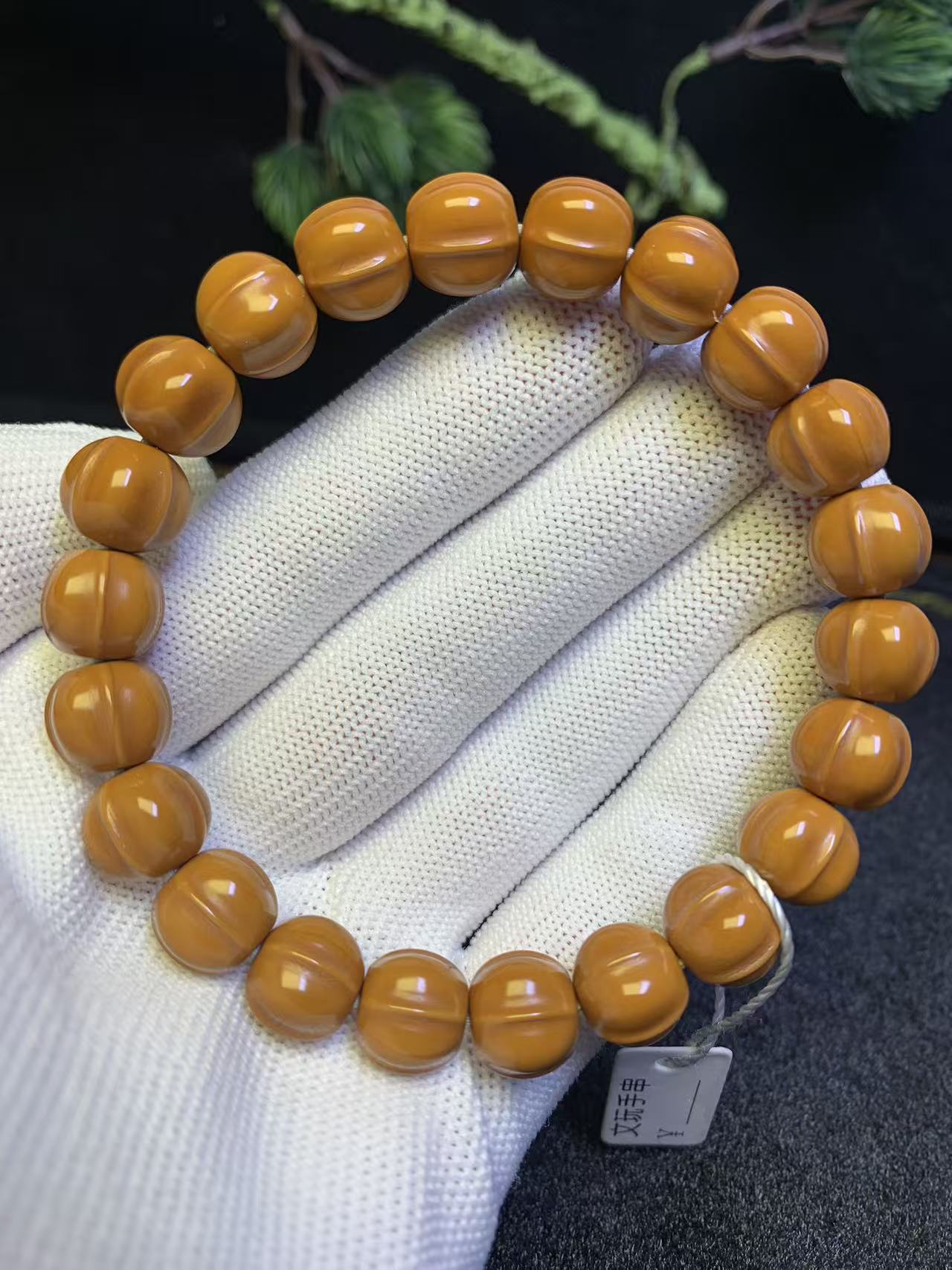 猴头核桃小四花鲨鱼手串