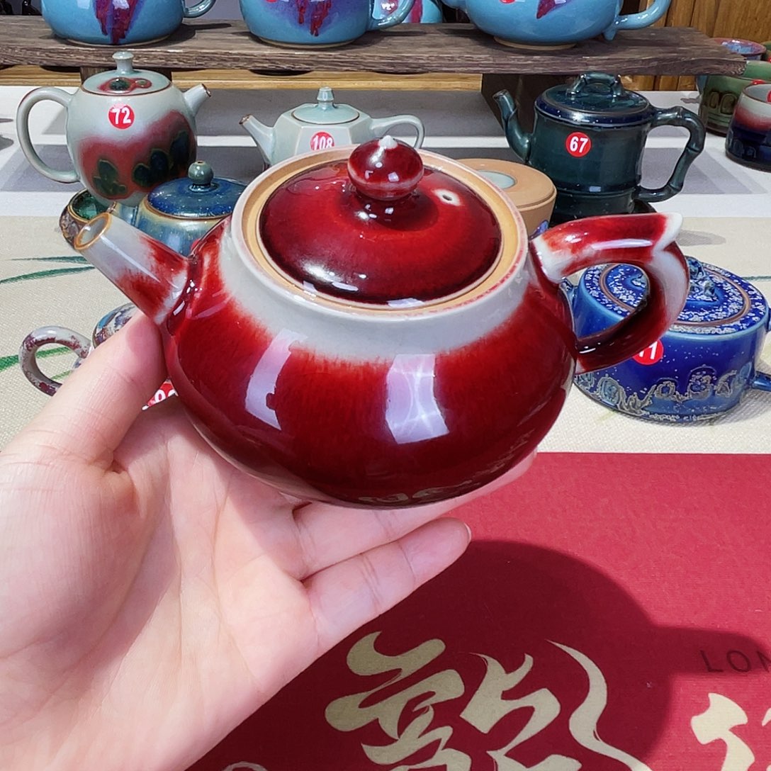 壶禹州钧瓷艺术作品