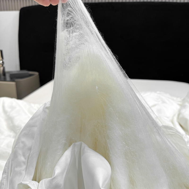 100%全棉60s提花蚕丝被 假一罚十天然榨蚕丝冬被春秋被子纯棉被芯