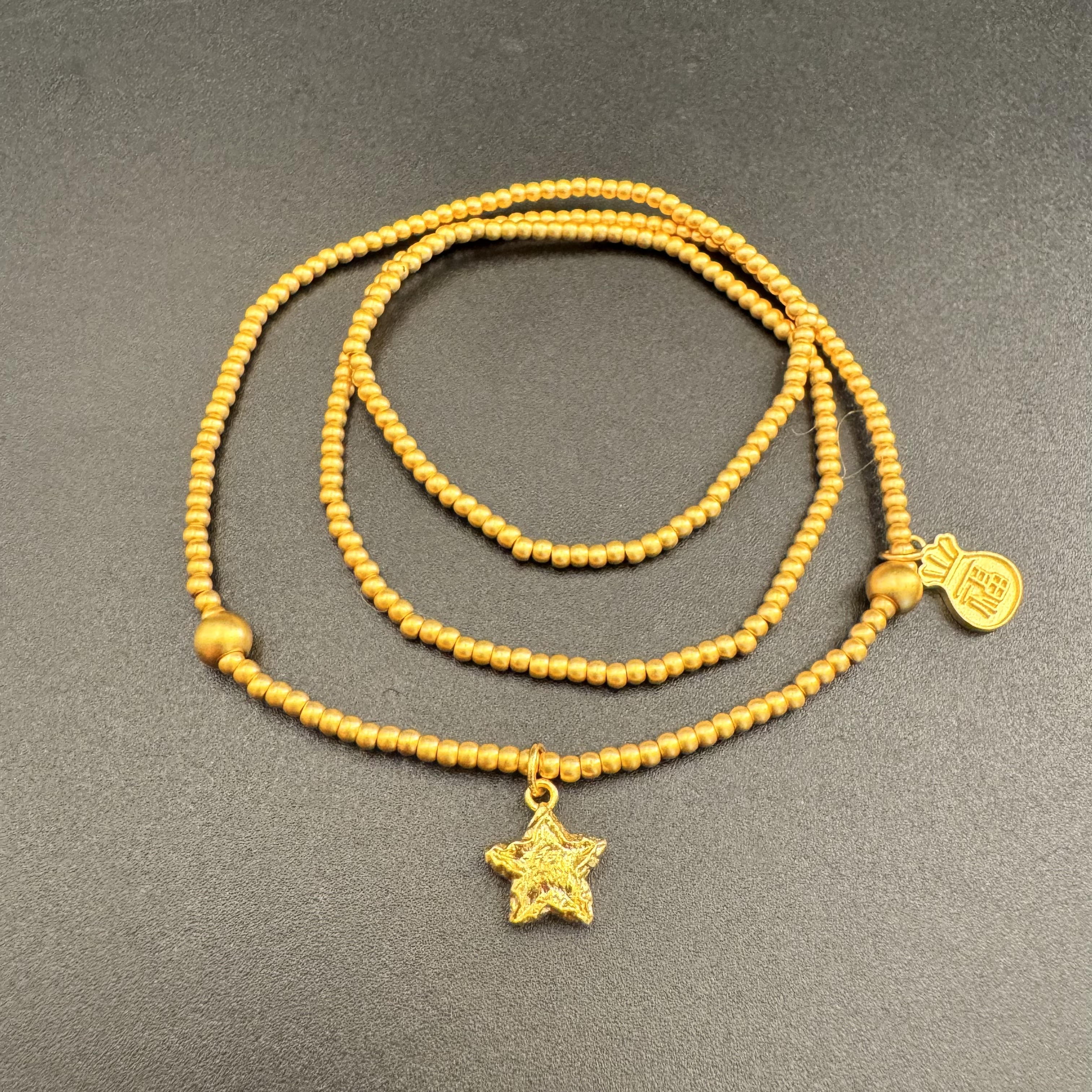  足金999  黄金星星胖福三圈 