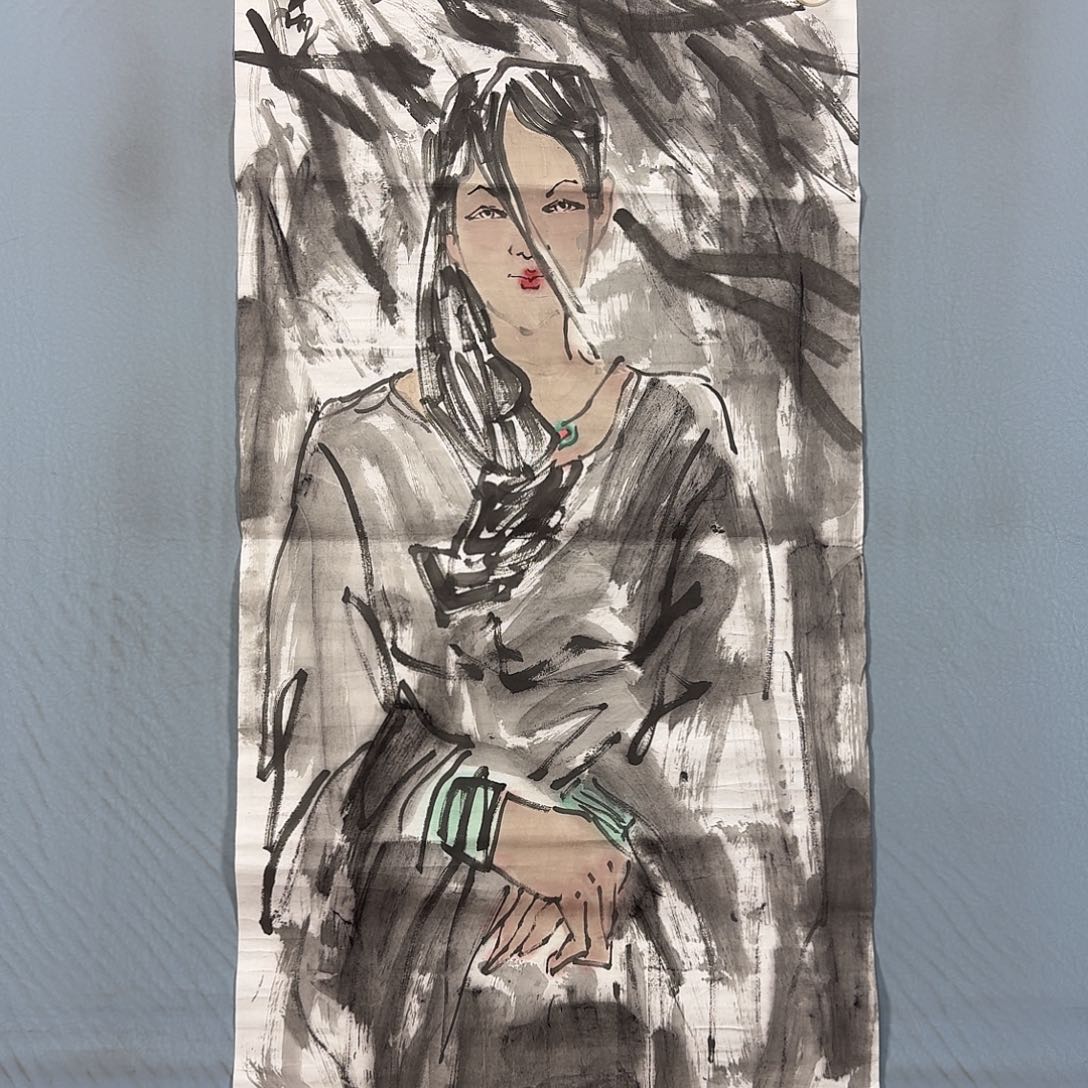 国画1496 牡丹花的味道