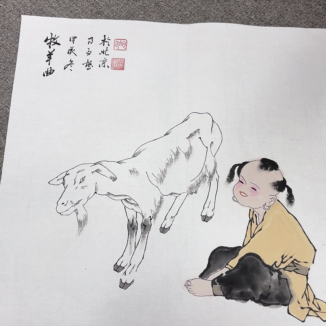 国画国画作品多次入选国内外展出