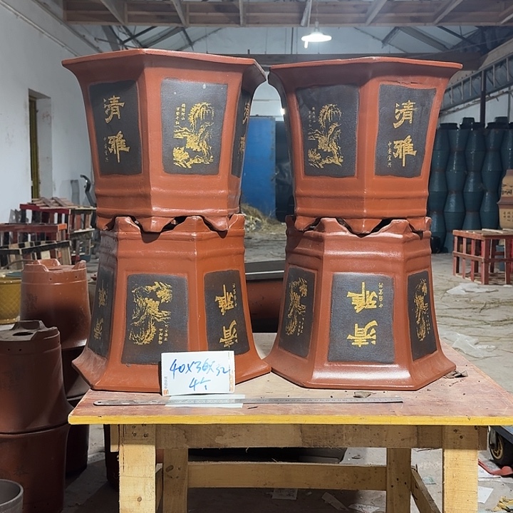 紫砂花盆紫砂花盆