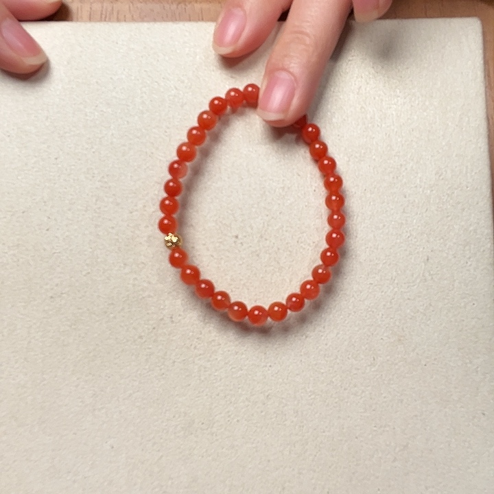 南红玛瑙未镶嵌手串