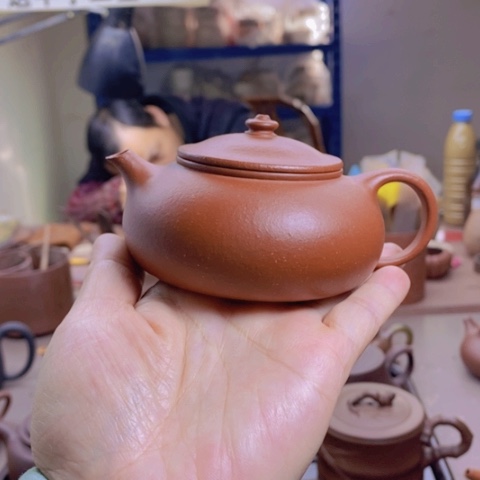 茶壶紫砂寒江180cc