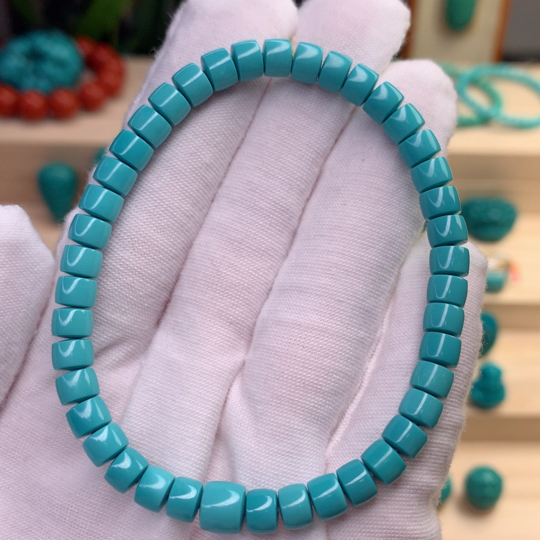 绿松石直切卡5.7未镶嵌