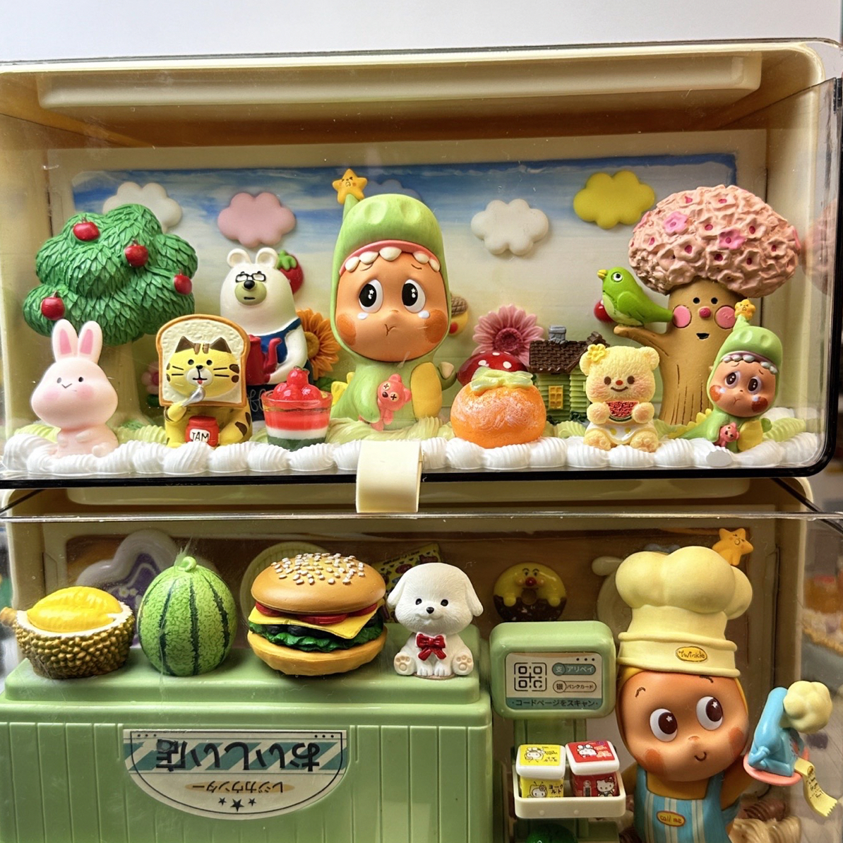 钟钟奶油胶手工DIY收纳抽屉
