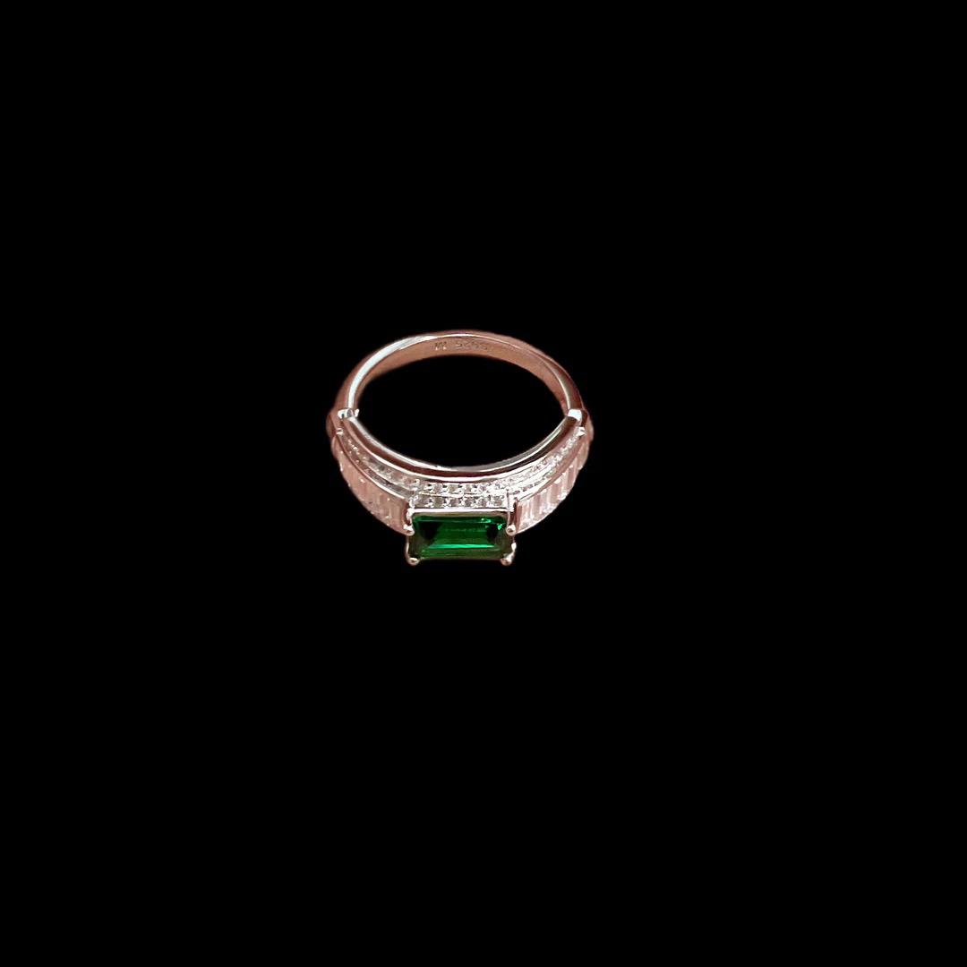 925银戒指 F1408时尚气质银戒指孤品