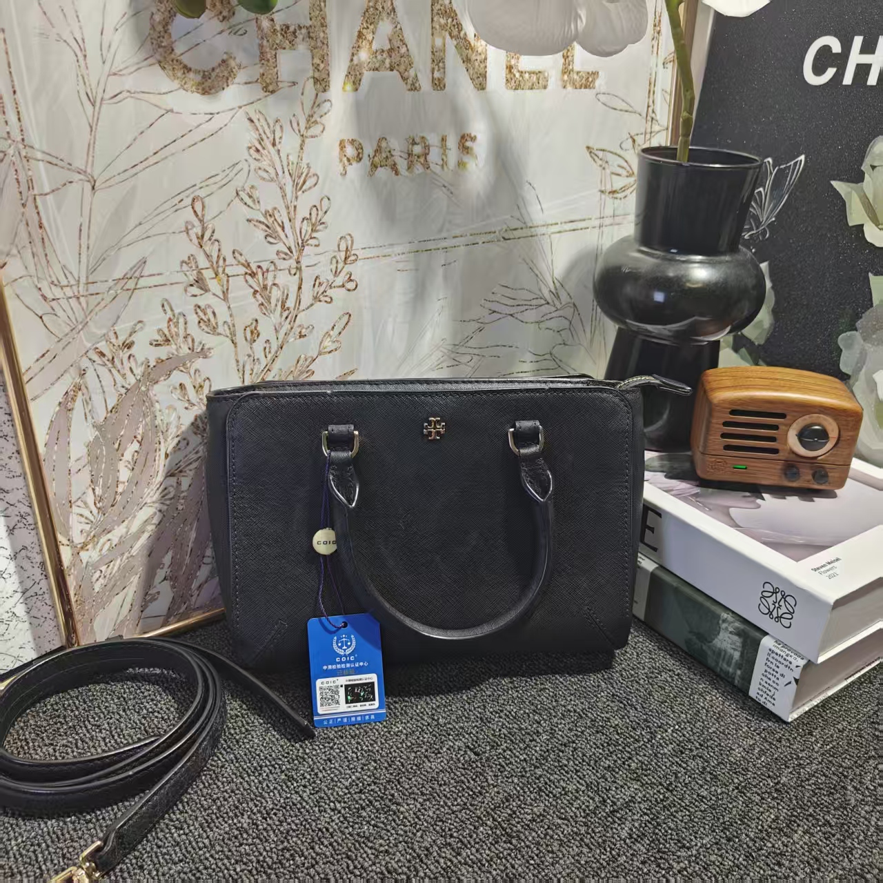 95新 TORY BURCH/汤丽柏琦 TB单肩包G25101358尺寸23*17
