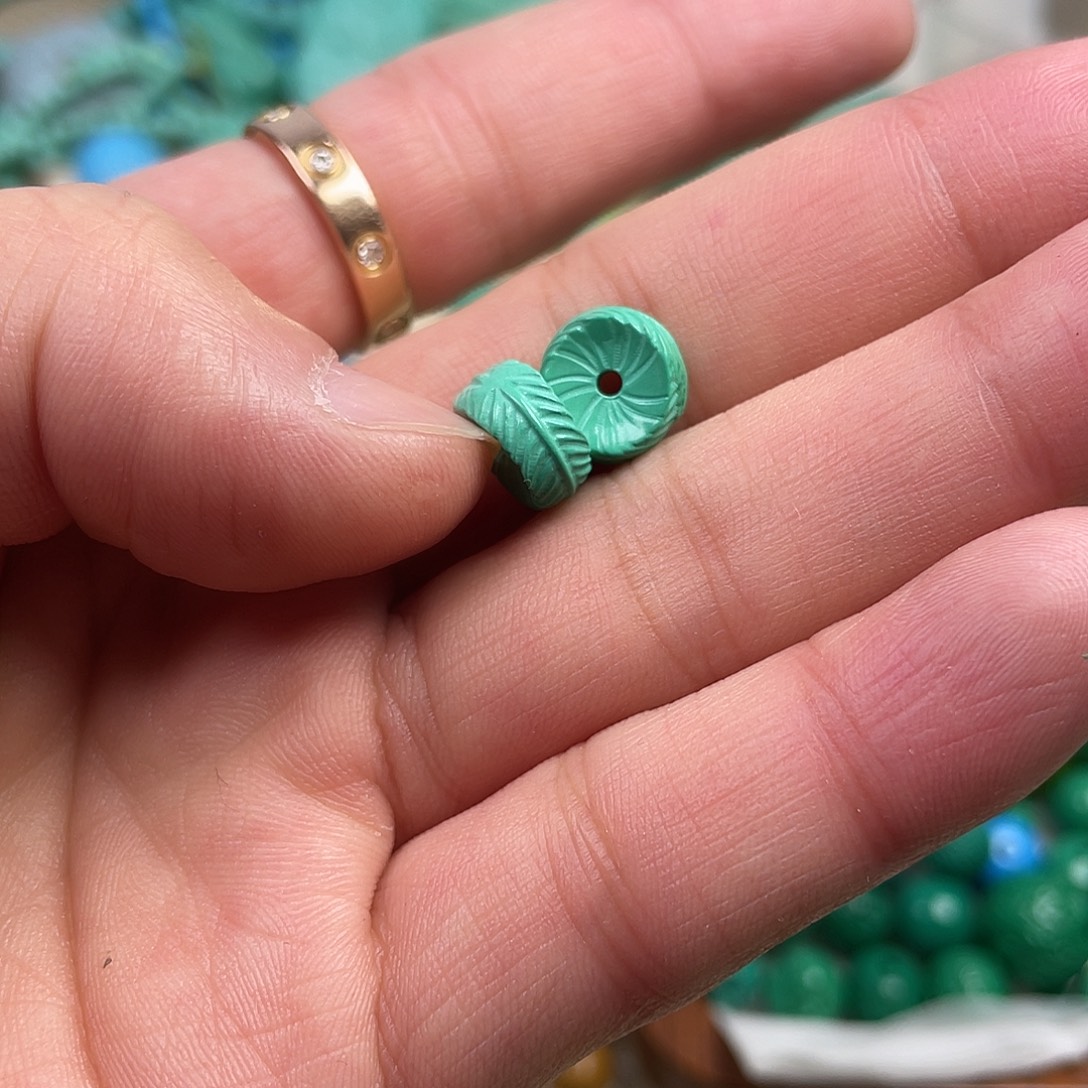 手工雕刻配饰配珠尺寸10