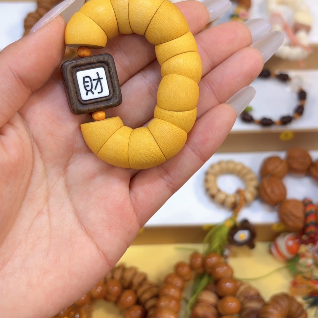 星月菩提手串金丝竹