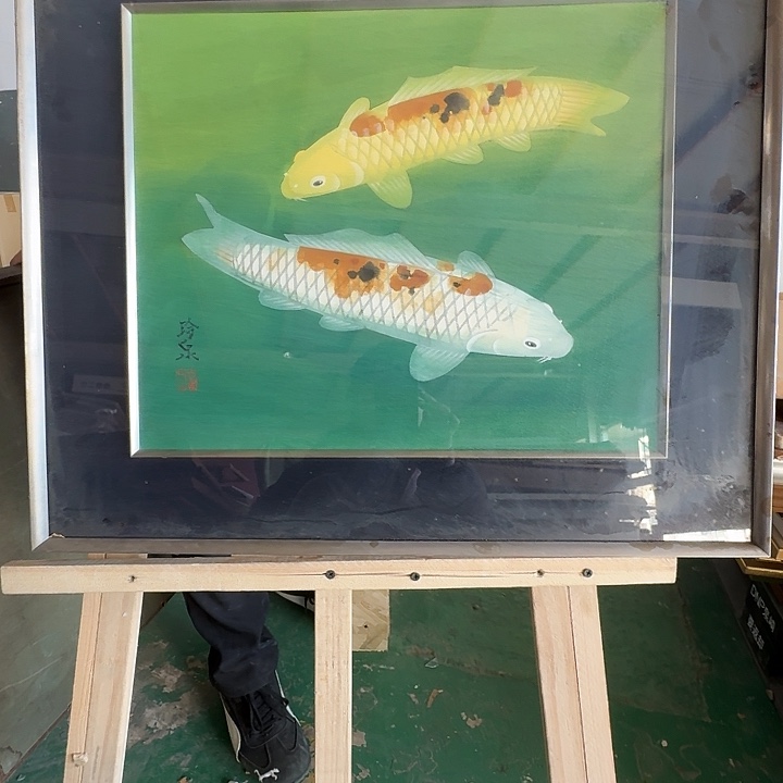 埃***克中古框画不包运损有瑕疵已拍