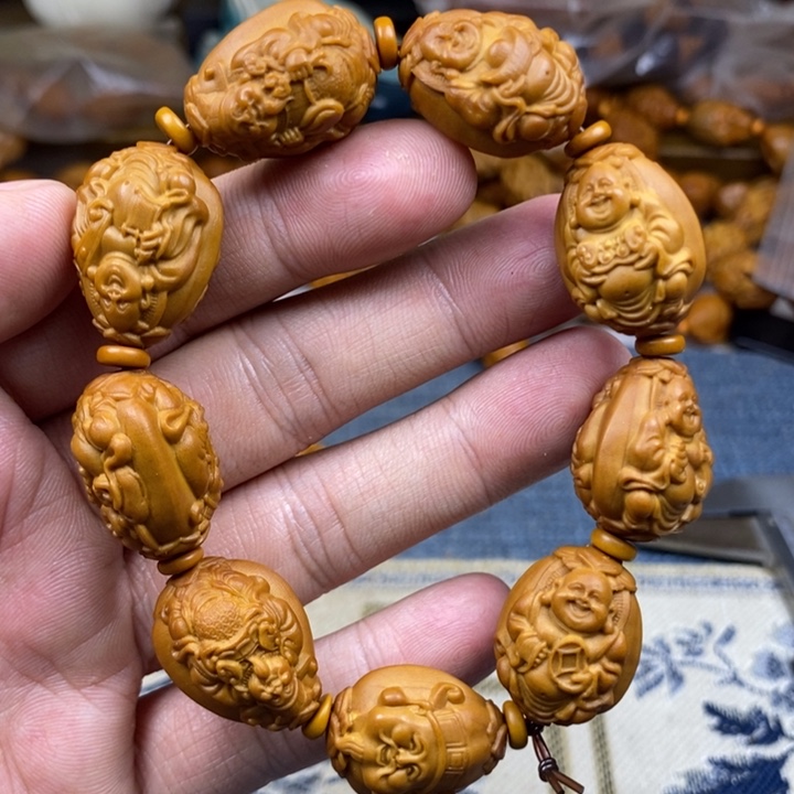 橄榄核手串/手链橄榄核雕工艺手串