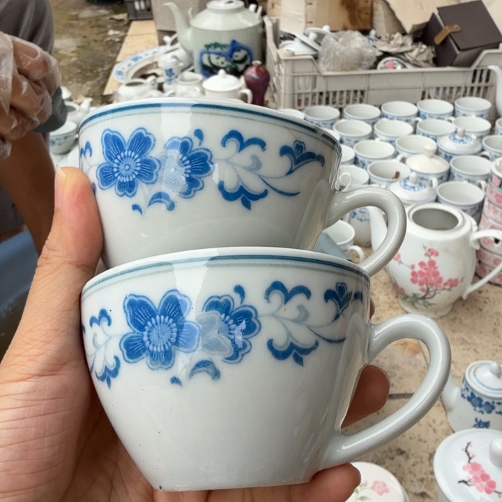 兰海棠醴陵釉下高温瑕疵慎拍100毫升