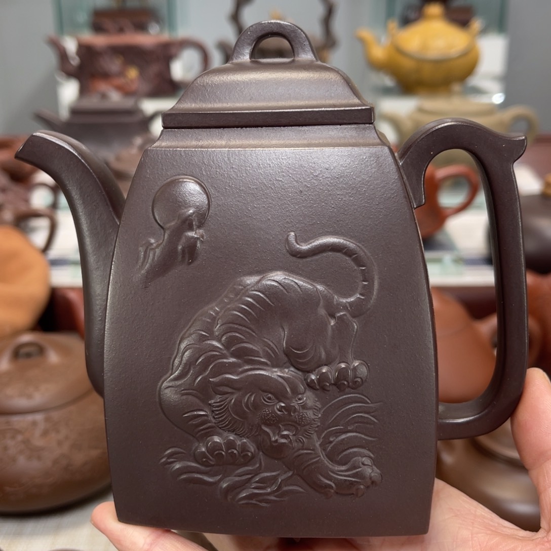 紫砂茶壶大*高货放漏