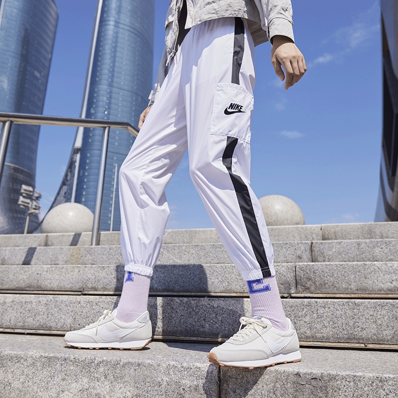 Nike耐克裤子女裤春季新款束脚裤子收口运动裤梭织休闲长裤CJ7347