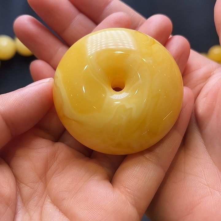 琥珀裸石未镶嵌琥珀蜜蜡