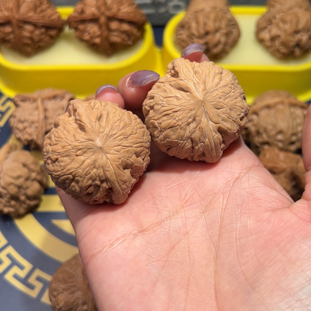 文玩核桃把件铁锤40全品