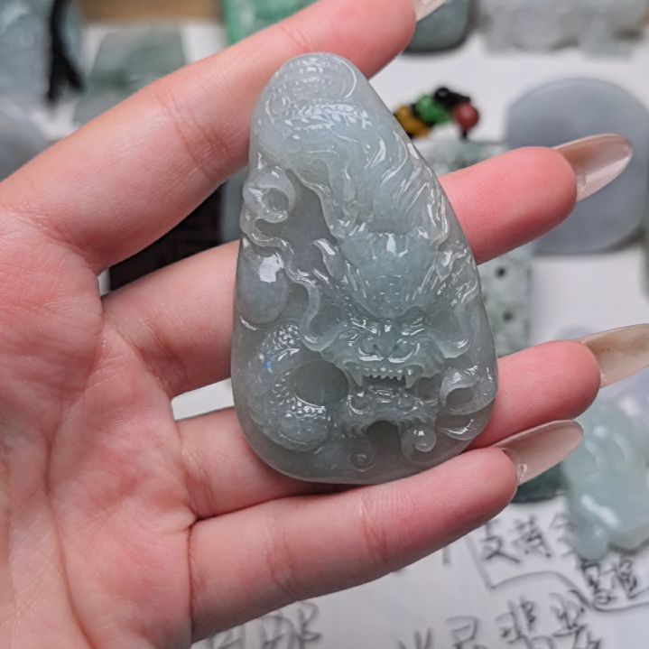 翡翠未镶嵌颈饰天然缅甸翡翠A货 颈饰