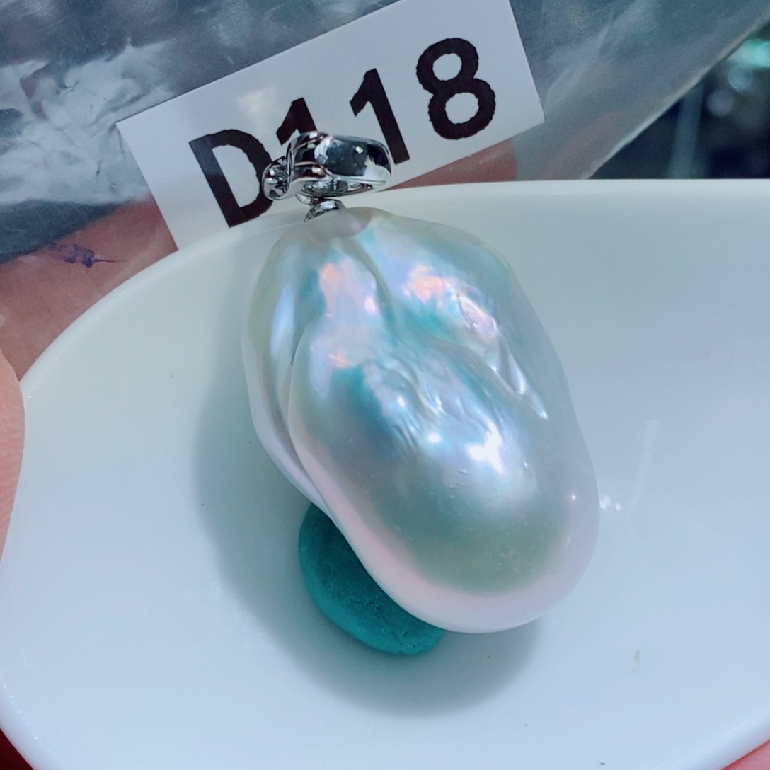 其他银S925镶嵌淡水珍珠