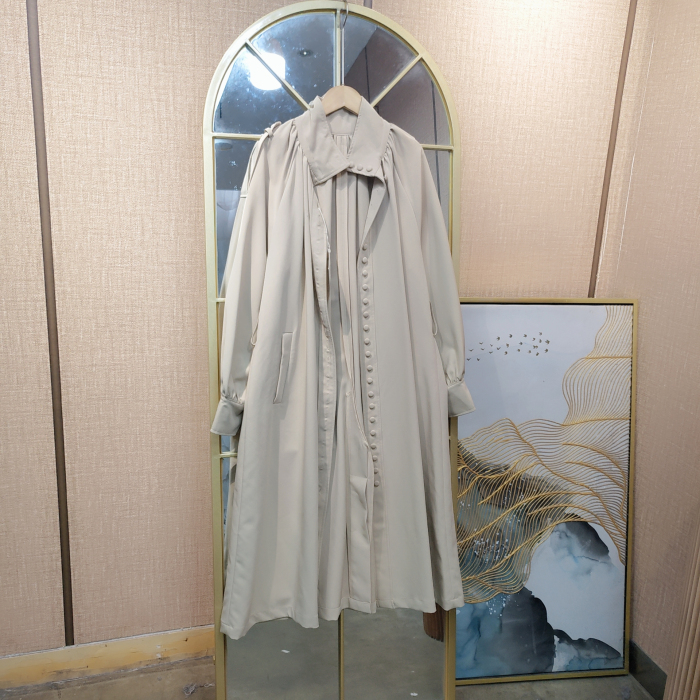 BG743孕妇咖色外套90-135腰带脏