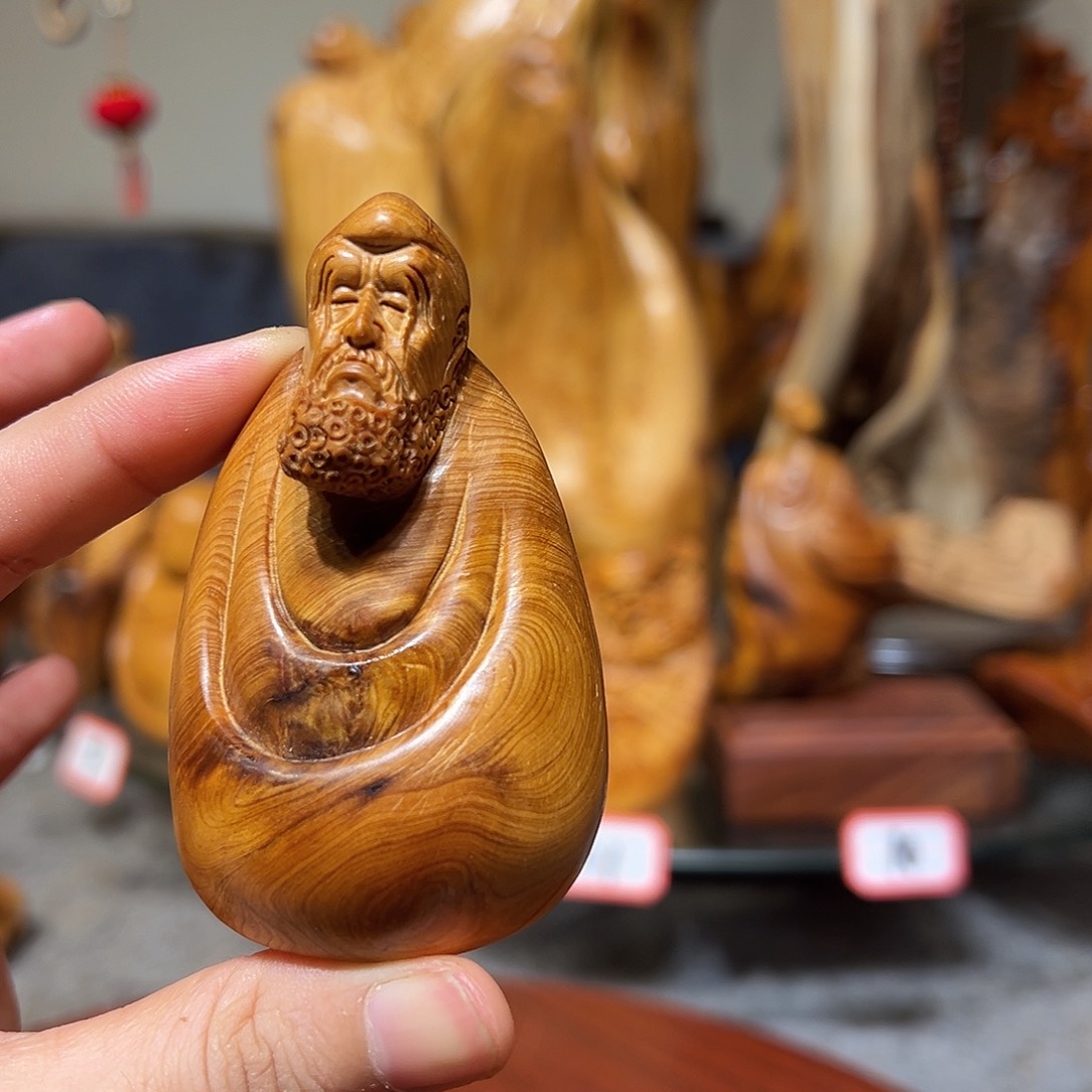 柏木（崖柏）崖柏木手把件摆件