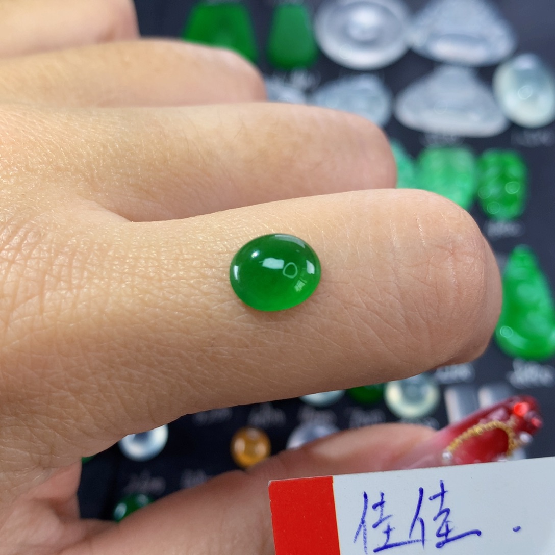 翡翠颈饰未镶嵌纯天然缅甸A货翡翠