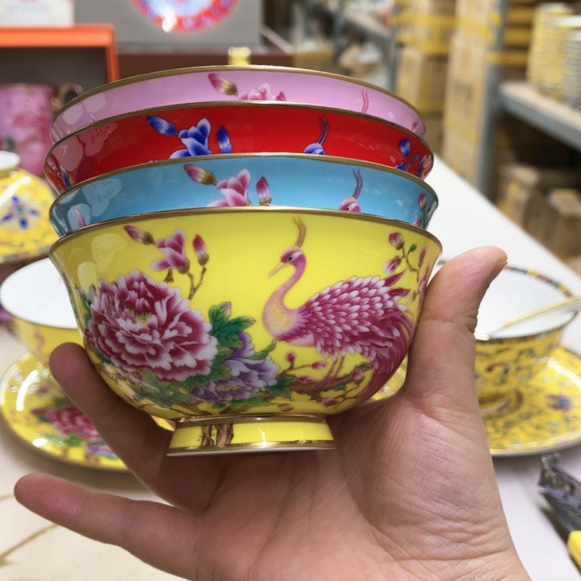 【闪购商品】骨瓷4.5英寸4混。。。。。