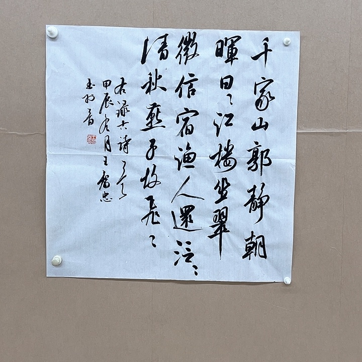 书法王智忠68*68㎝山西吕梁  十三届