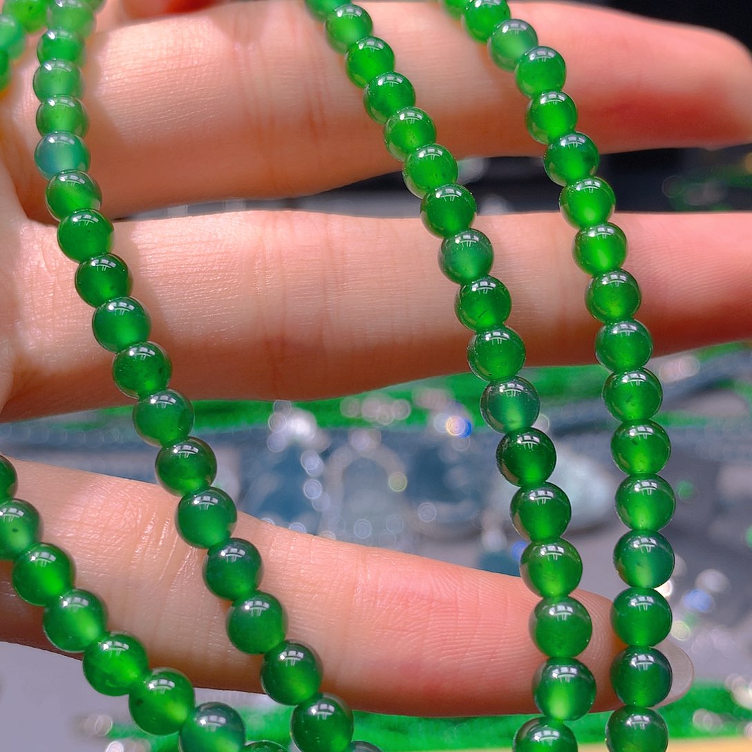 翡翠未镶嵌耳饰天然翡翠