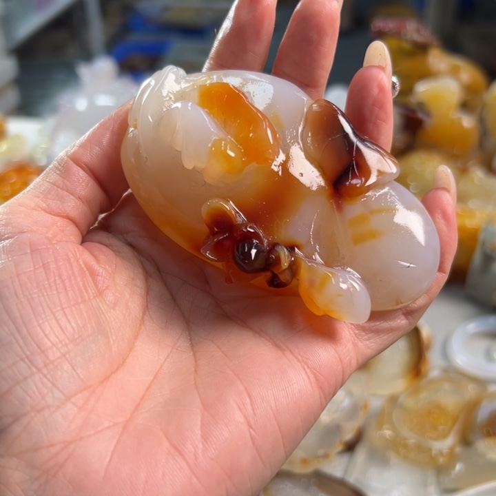 玛瑙/玉髓吊坠(不含链)未镶嵌