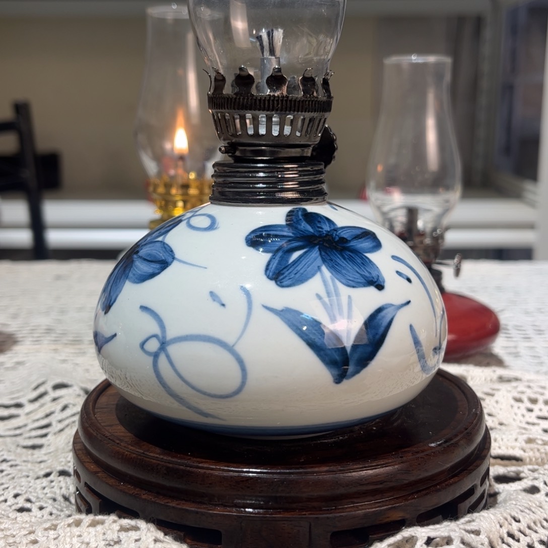 摆件景德镇陶瓷香薰灯