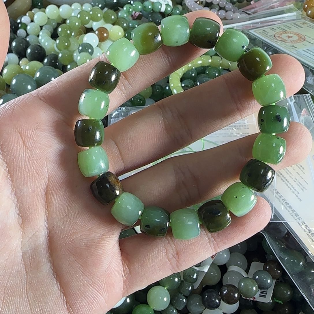 和田玉手链未镶嵌218